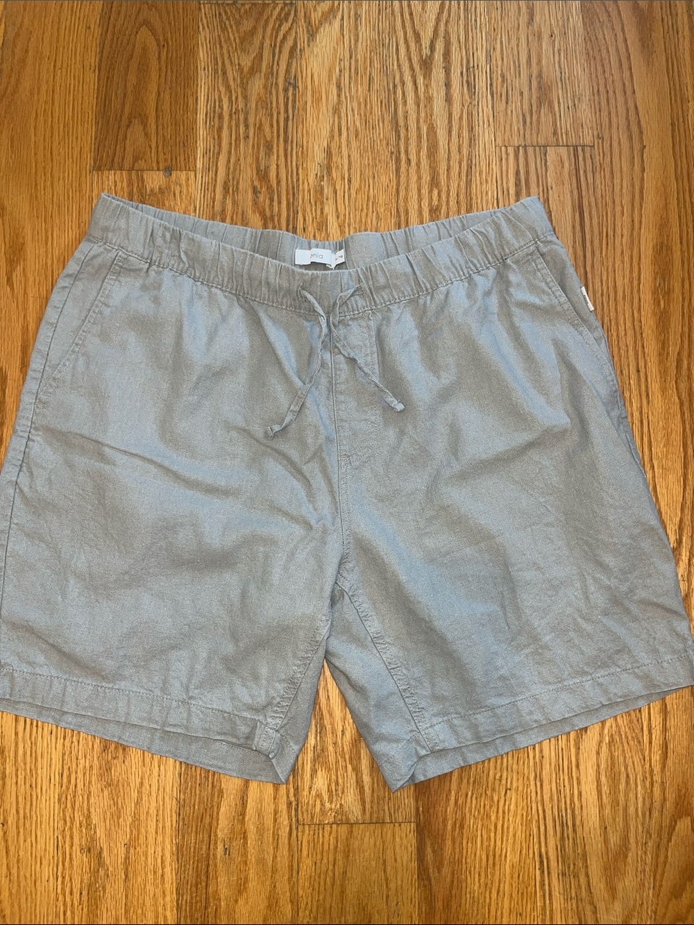 Onia Pull On Linen Blend Shorts